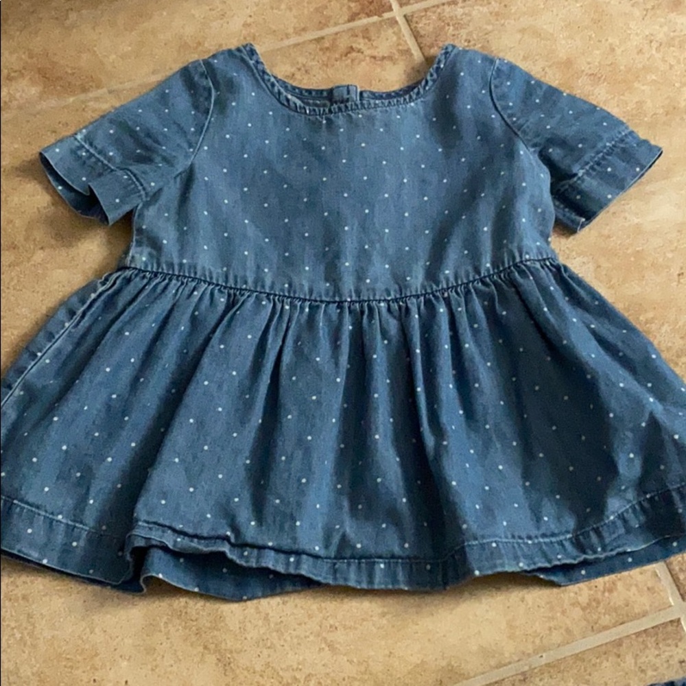 Little girls polka dot dress